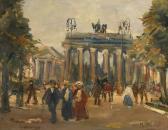 SOUTINE Michel 1914-1986,Am Brandenburger Tor historische Darstellung des b,1920,Mehlis 2018-05-24