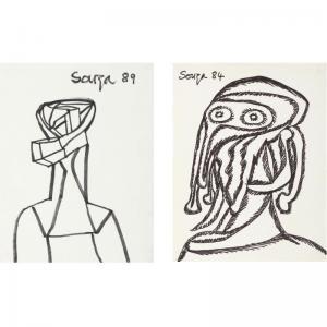 Souza Francis Newton 1924-2002,Two Untitled Works,Sotheby's GB 2006-03-29