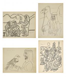 Souza Francis Newton 1924-2002,Untitled (Middle East Series),1977,Christie's GB 2024-03-27