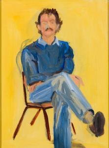 Sovek Charles P 1937-2007,Seated Man,1987,Barridoff Auctions US 2023-11-18