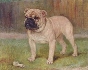 SOWERBY Kate 1883-1900,a bulldog with a bone,Sotheby's GB 2006-03-21