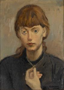 SOYER Raphael 1899-1987,Portrait of a Girl with a Locket,William Doyle US 2024-04-24