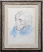 SOYER Raphael 1899-1987,Study for Portrait of Moses Soyer,Hindman US 2014-04-23