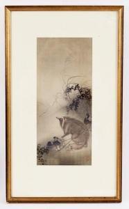 SOZAN Ito 1884,Raccoon Dog (Tanuki) in Grass,Simon Chorley Art & Antiques GB 2019-09-17