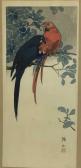 SOZAN Ito 1884,Red and Blue Macaws,1925,Reeman Dansie GB 2021-11-21