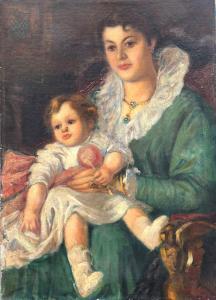 SPADINI Armando 1883-1925,Ritratto di famiglia,Dams Casa d'Aste IT 2024-02-22