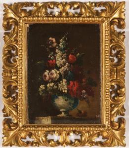 SPADINO Giovanni Paolo Castelli 1659-1730,Natura morta con vaso di fiori,Cambi IT 2023-09-20