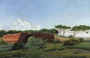 SPADOLINI Guido 1889-1944,Il Ponte della Pietrabianca (Vada),1933,Von Morenberg IT 2009-11-28
