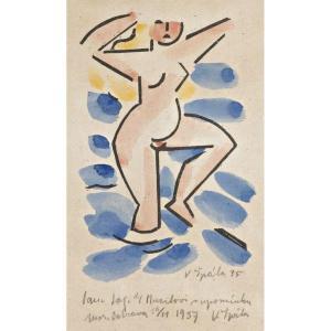 SPALA Vaclav 1885-1946,NUDE,1935,Sotheby's GB 2011-06-13