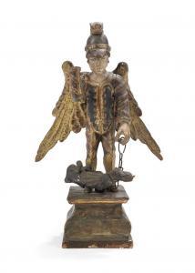 SPANISH SCHOOL,Figure of St. George,New Orleans Auction US 2017-05-20