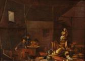 SPANJAERT Jan 1589-1664,Intérieur de taverne,Mercier & Cie FR 2018-02-18
