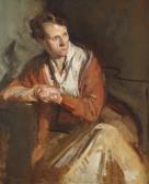 SPANTON William Silas 1845-1930,Portrait of Dora Slaughter,Woolley & Wallis GB 2017-06-07