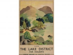 SPARROW Clodagh H.K 1900-1900,The Lake District Ullswater,c.1928,Onslows GB 2016-12-16