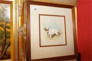 SPARROW Jack 1893-1961,Study of a young Jack Russell dog,Addisons GB 2015-07-23