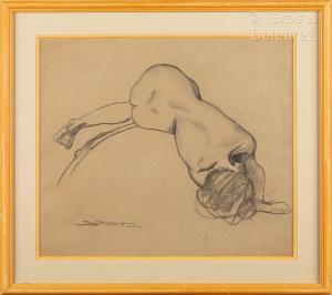 SPATZ Willy 1861-1931,Femme nue allongée,Gros-Delettrez FR 2023-02-22
