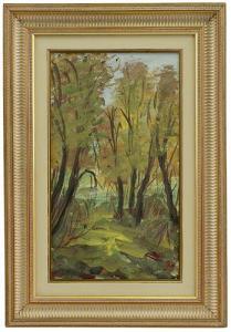 SPAZZAPAN Luigi 1889-1958,Alberi in un bosco,Meeting Art IT 2017-12-03