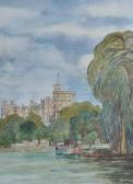 SPEAR Ruskin 1911-1990,Windsor Castle from the river Thames,Burstow and Hewett GB 2010-09-22