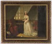 SPEAR Thomas Truman,An interior scene with Young Princess Victoria,1864,Dallas Auction 2010-04-07