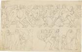 SPECKTER Erwin 1806-1835,Frieze design "Rape of the Sabine Women",Villa Grisebach DE 2023-06-01