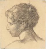 SPECKTER Erwin 1806-1835,Study of a head / Frieze after Mantegna,Villa Grisebach DE 2023-06-01