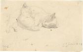 SPECKTER Otto 1807-1871,Four studies of cats,1824,Villa Grisebach DE 2023-06-01