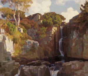 SPEED Harold 1872-1957,A rocky pool with waterfall,Christie's GB 2009-02-25