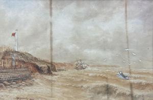 SPEEDY John,The Brig 'Mary & Agnes' in distress off Whitby wit,David Duggleby Limited 2023-09-30