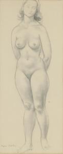 SPEICHER Eugene Edward 1883-1962,Standing Nude,Swann Galleries US 2019-06-13