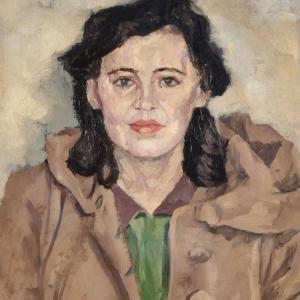 SPEIDEL Hans 1895-1976,Frauenporträt, junge Frau,1949,Heickmann DE 2013-12-07