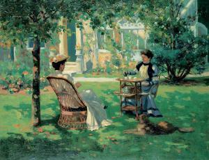 SPENCE Harry 1860-1928,Afternoon Tea,1893,Levis CA 2018-11-04