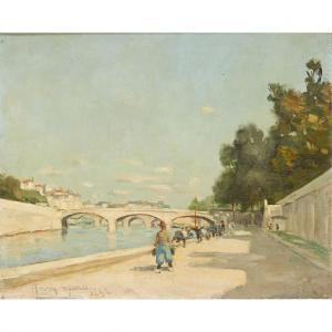 SPENCE Harry 1860-1928,BRIDGES ON THE SEINE,1892,Lyon & Turnbull GB 2019-06-06