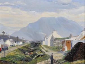SPENCE T. Everard,An Irish Village, with Mountains in the distance,John Nicholson GB 2019-10-02