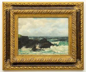 SPENCE Thomas Everard 1899-1992,Northern Ireland, Costal Scene with breake,Fonsie Mealy Auctioneers 2022-03-23