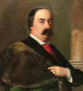 SPENCE William 1900-1900,Portrait of a gentleman with a moustache and swept,Rosebery's GB 2008-08-05