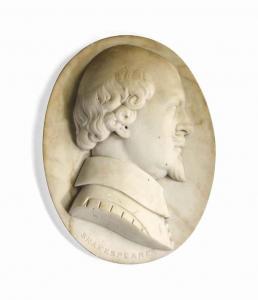 SPENCE WILLIAM 1792-1849,PROFILE PORTRAIT RELIEF OF WILLIAM SHAKESPEARE,Christie's GB 2014-04-30