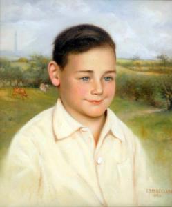 SPENCELAYH Charles 1865-1958,Head and shoulders of a young boy,1946,John Nicholson GB 2007-09-27