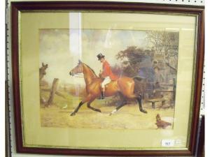 SPENCELAYH Charles 1865-1958,Huntsman 'Going Out',Smiths of Newent Auctioneers GB 2015-10-02
