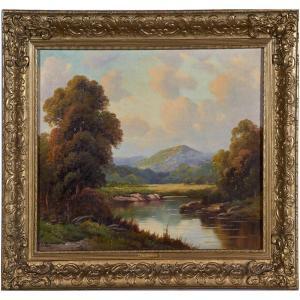 SPENCER Augustus 1860-1924,Creek Landscape,Clars Auction Gallery US 2022-03-26