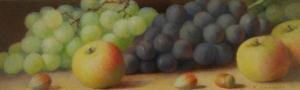 SPENCER FREDERICK,Still life with apples and grapes,Fieldings Auctioneers Limited 2018-09-01