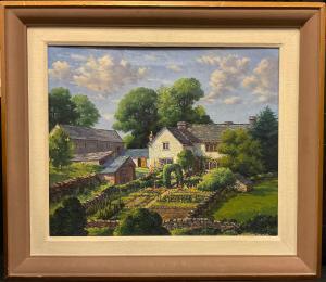 SPENCER John,A Derbyshire Garden,20th century,Bamfords Auctioneers and Valuers GB 2022-09-01