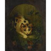 SPENCER Lilly Martin 1822-1902,THE BUTTERFLY AND THE CAT,1875,Sotheby's GB 2010-03-03