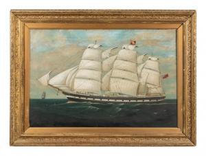 SPENCER Robert Barnet 1840-1874,An English Sailing Scene,1862,Hindman US 2022-08-26