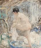 SPENCER Robert 1879-1931,Woman at the bath,1913,Bonhams GB 2015-05-20
