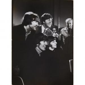 SPENCER TERRY 1918-2009,THE BEATLES BEING INTERVIEWED AFTER BEING AWARDED ,1965,Freeman 2019-09-11