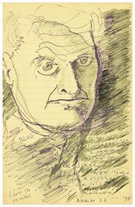 SPENDER STEPHEN 1909-1995,Self-portrait,1975,Bloomsbury New York US 2009-09-24