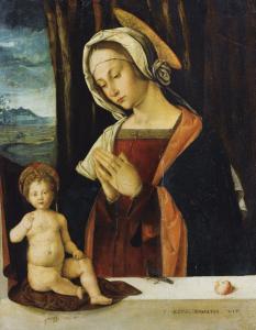 SPERANZA Giovanni 1480-1532,LA VIERGE À L'ENFANT AVEC UN CHARDONNERET,Sotheby's GB 2016-09-20