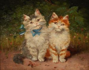 SPERLICH Josef 1863-1906,Two kittens,Bruun Rasmussen DK 2020-08-31