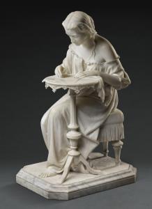 SPERTINI GIOVANNI 1821-1895,FANCIULLA CHE SCRIVE (GIRL WRITING),1874,Sotheby's GB 2019-12-11