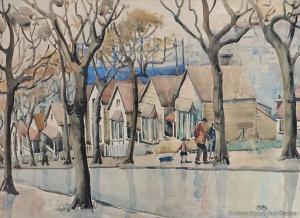 SPICER Peggy 1908-1984,Franklin Road, Freemans Bay,International Art Centre NZ 2014-08-06