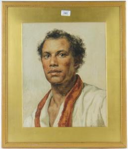 SPIERS CHARLOTTE H 1880-1914,portrait of a man,Burstow and Hewett GB 2014-12-17